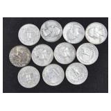 SILVER WASHINGTON QUARTERS (BAG OF 51 COINS)