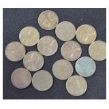 BAG OF 200 WHEAT EAR CENTS