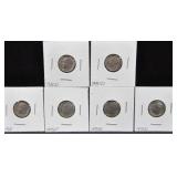 6 ROOSEVELT DIMES