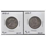SUSAN B. ANTHONY DOLLARS (1979-P, 1979-D)