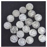 MERCURY DIMES (BAG OF 20 COINS)