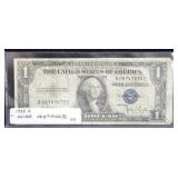 1935-C ONE DOLLAR SILVER CERTIFICATE, BLUE SEAL
