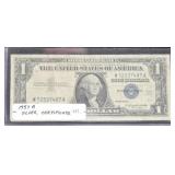 1957-B ONE DOLLAR BLUE SEAL SILVER CERTIFICATE