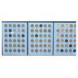 LINCOLN CENT 1941 TO 1974 ALBUM (81 COINS)