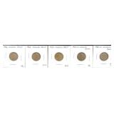 LINCOLN CENTS (1926, 1928, 1929-D, 1930-D)