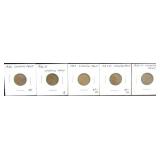 LINCOLN CENTS (1936, 1936-D, 1937, 1937-D,