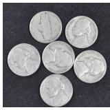6 JEFFERSON NICKELS