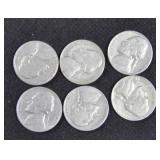6 JEFFERSON NICKELS