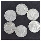 6 JEFFERSON NICKELS