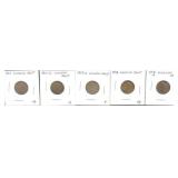 LINCOLN CENTS (1917, 1917-D, 1917-S, 1918,
