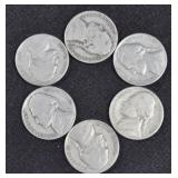 6 JEFFERSON NICKELS