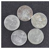 5 STEEL LINCOLN CENTS