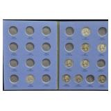 WASHINGTON QUARTER 1932 TO 1945 ALBUM (9 COINS)