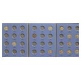 WASHINGTON QUQARTER 1946 TO 1959 ALBUM (12 COINS)