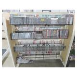 ROLLING RACK WITH PLAYSTATION GAMES