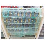 ROLLING RACK WITH N64, SEGA, ETC. GAMES