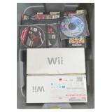 TOTE OF GAMES AND Wii CONSOLES
