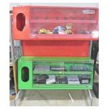 NINTENDO RETAIL RACK WITH STUFFED POKEMON TOYS