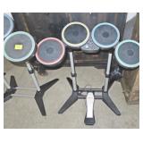 3 "ROCK BAND" DRUM SETS