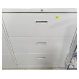 3 DRAWER LATERAL FILE CABINET FULL OF GAME DISCS