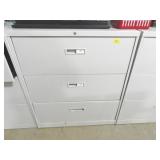 3 DRAWER LATERAL FILE CABINET FULL OF TRADING