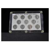 SET OF WARTIME NICKELS