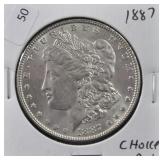 1887 MORGAN DOLLAR CHOICE BU