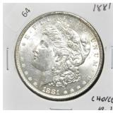 1881 MORGAN DOLLAR CHOICE BU