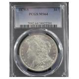 1879 S PCGS MS64 MORGAN DOLLAR