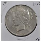 1922 PEACE DOLLAR XF