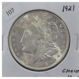 1921 MORGAN DOLLAR CHOICE BU