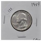 1954 WASHINGTON QUARTER GEM