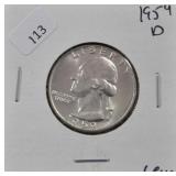 1959 D WASHINGTON QUARTER GEM
