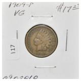 1909 INDIAN HEAD CENT VG