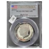 2015 S PCGS PF70DC KENNEDY HALF DOLLAR