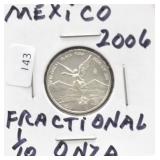 MEXICO 1/10 ONZA