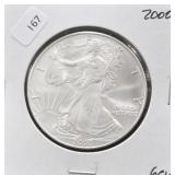 2000 SILVER EAGLE GEM