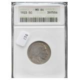 1923 ANAX MS64 BUFFALO NICKEL