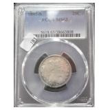 1897 S BARBER QUARTER PCGS MS63 RARE DATE