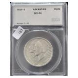 1938 S ARKANSAS HALF MS64