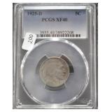1925 PCGS XF 40 BUFFALO NICKEL RARE DATE