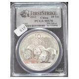 2013 PCGS MF70 SILVER PANDA