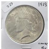 1923 PEACE DOLLAR CHOICE BU