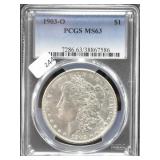 1903 O MORGAN DOLLAR PCGS MS63 RARE DATE