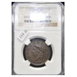 1817 LARGE CENT NGC XF40