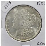 1921 MORGAN DOLLAR CHOICE BU