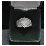 TIFFANY STYLE DIAMOND ESTATE TYPE RING