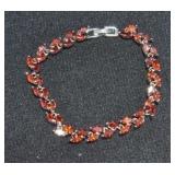 8.48 CT. GARNET ESTATE TYPE BRACELET