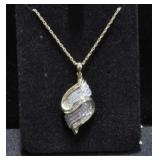 DIAMOND ESTATE STYLE NECKLACE