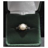 PEARL ESTATE TYPE RING
